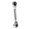 Mini 1/4" 72T Ratchet Wrench Rod with 20pcs Bits 9pcs Sockets