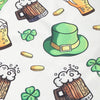 Beer Hat Printed Elastic Slim Fit T-shirt