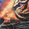 3D Tiger Printed Elastic Pullover Short Sleeve T-shirt