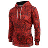 Valentine's Day 3D Roses Printed Pullover Hoodie