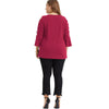 Plus Size Special Criss Cross Bell Sleeve T-shirt