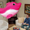 Creative Remote Control Cartoon Dolphin Intelligent Aluminum Film Nylon Floating Air Ball