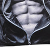 3D Faux Jacket Muscle Printed Short Sleeve T-shirt
