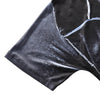 3D Faux Jacket Muscle Printed Short Sleeve T-shirt