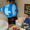 Creative Remote Control Cartoon Dolphin Intelligent Aluminum Film Nylon Floating Air Ball