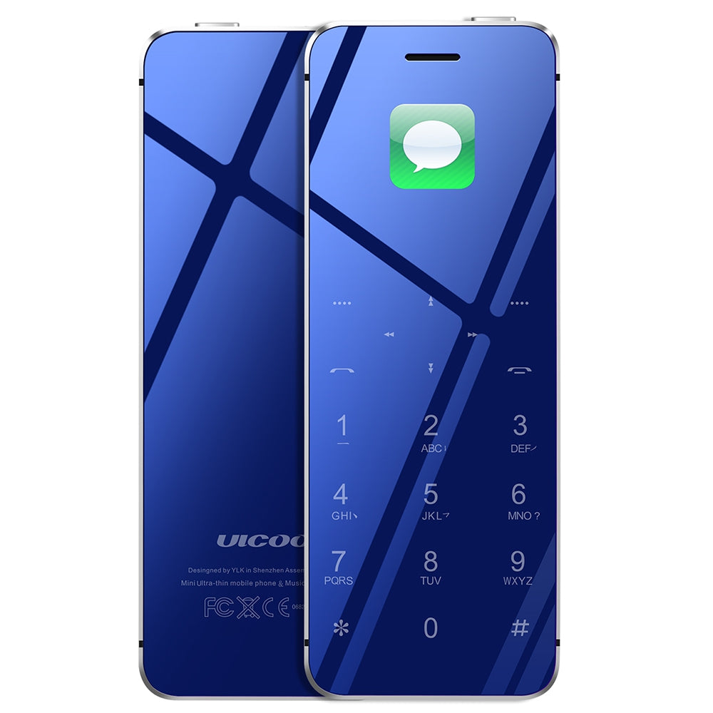ULCOOL V36 2G Feature Phone 1.54 inch MTK6261D Single Core 260MHz 32MB RAM 32MB ROM Tempered Glass Mirror 500mAh Built-in