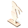 JM01130 Easter Wooden Rabbit Ornaments