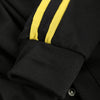 Snap Button Side Stripe Hoodie Jogger Pants Suit
