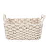 Hand-knitted Cotton Rope Storage Box Snack Key Baby Toy Basket