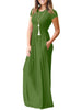 Short Sleeve Front Pocket Dress