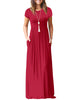 Short Sleeve Front Pocket Dress