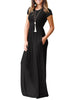Short Sleeve Front Pocket Dress
