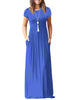 Short Sleeve Front Pocket Dress