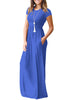Short Sleeve Front Pocket Dress