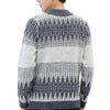 Geometric Pattern Soft Pullover Knit Sweater