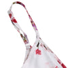 Spaghetti Strap Backless Floral Print Chiffon Women Romper