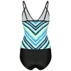 Spaghetti Straps Keyhole Tankini Set