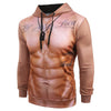 Naked Belly Letters Print Drawstring Hoodie