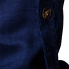 Stand Collar Hidden Button Long Sleeve Shirt