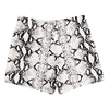 Casual High Waist Snake Pattern Elastic Skinny Yoga Sports Shorts for Women