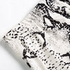 Casual High Waist Snake Pattern Elastic Skinny Yoga Sports Shorts for Women