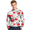 Love Letters Heart Printed Valentine's Day Shirt
