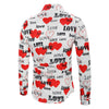 Love Letters Heart Printed Valentine's Day Shirt