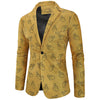Valentine\'s Day Finger Heart Printed Casual Blazer