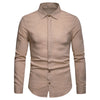 Solid Hem Curved Breathable Long Sleeve Shirt