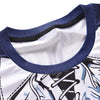 Faux Pirate Jacket Print Short Sleeve T-shirt