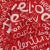 Valentine's Day Letters Print Long Sleeves Shirt