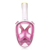 Diving Training Anti-fog Detachable Dry Snorkeling Full Face Mask Set for Sports Camera