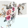 Off The Shoulder Floral Print Overlap Dress