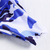 Halter Neck Padded Backless Camouflage Print Cut Out Low Waist Women Bikini Set