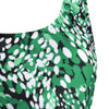 Plus Size Blouson Print Tankini