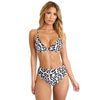 Spaghetti Strap Snake Print Leopard Print Sexy Women Bikini