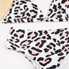 Spaghetti Strap Snake Print Leopard Print Sexy Women Bikini