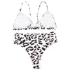 Spaghetti Strap Snake Print Leopard Print Sexy Women Bikini