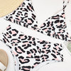 Spaghetti Strap Snake Print Leopard Print Sexy Women Bikini