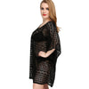 Plus Size See Through Openwork Cover Up for Women