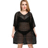 Plus Size See Through Openwork Cover Up for Women