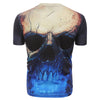3D Skull Print Short Sleeves Tee