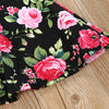 Summer Girl Floral Sling Dress with Bow Tie Hair Band