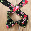 Summer Girl Floral Sling Dress with Bow Tie Hair Band