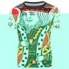 3D Poker Printed Short Sleeve T-shirt