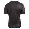 Faux Collar Bowknot Rose Print Casual Short Sleeves T-shirt
