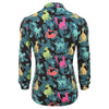 Button Up Cats Print Long Sleeves Casual Shirt