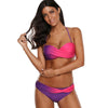 Ombre Color Halter Underwire Bikini Set