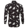 Animals Print Button Up Long Sleeves Casual Shirt