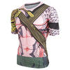 Faux Strape Belly Dots Print Casual Short Sleeves T-shirt